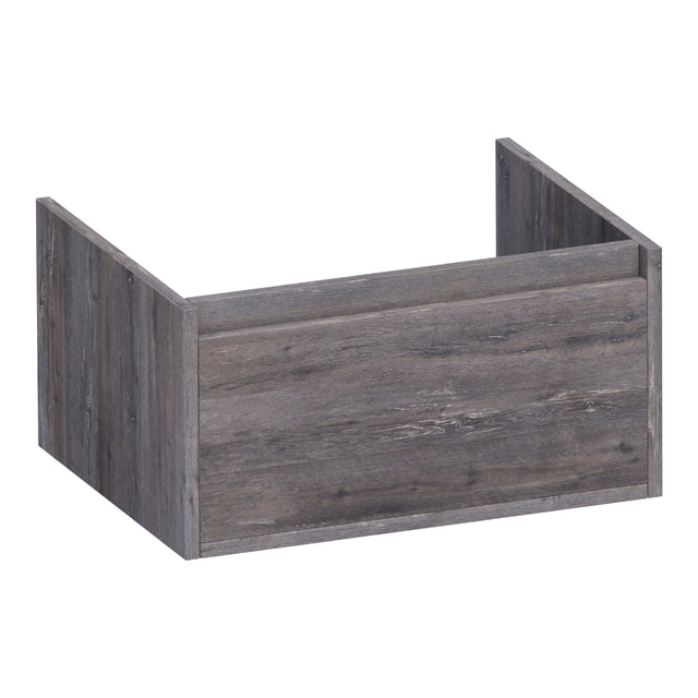 BRAUER Hope onderkast 60 met 1 softclose lade greeploos en 1 sifon uitsparing Driftwood OK-HP60DR