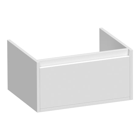 BRAUER Hope onderkast 60 met 1 softclose lade greeploos en 1 sifon uitsparing hoogglans wit OK-HP60HW