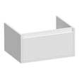 BRAUER Hope onderkast 60 met 1 softclose lade greeploos en 1 sifon uitsparing mat wit OK-HP60MW