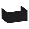 BRAUER Hope onderkast 60 met 1 softclose lade greeploos en 1 sifon uitsparing mat zwart OK-HP60MZ