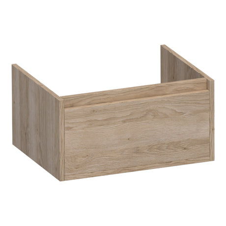 BRAUER Hope onderkast 60 met 1 softclose lade greeploos en 1 sifon uitsparing Sunlit OK-HP60SL