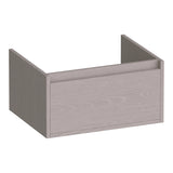 BRAUER Hope onderkast 60 met 1 softclose lade greeploos en 1 sifon uitsparing Timber Greige OK-HP60TE