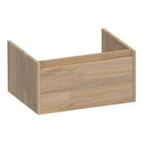 BRAUER Hope onderkast 60 met 1 softclose lade greeploos en 1 sifon uitsparing vingerlas eiken grijs OK-HP60VEG