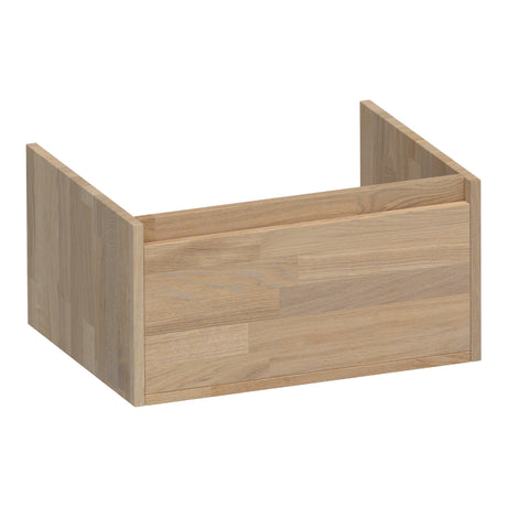 BRAUER Hope onderkast 60 met 1 softclose lade greeploos en 1 sifon uitsparing vingerlas eiken grijs OK-HP60VEG