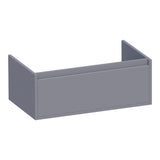 BRAUER Hope onderkast 80 met 1 softclose lade greeploos en 1 sifon uitsparing mat grijs OK-HP80MG