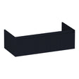 BRAUER Hope Wavy onderkast 100 met 1 softclose lade greeploos en 1 sifon uitsparing mat zwart OK-HPW100MZ