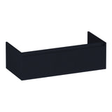 BRAUER Hope Wavy onderkast 100 met 1 softclose lade greeploos en 1 sifon uitsparing mat zwart OK-HPW100MZ