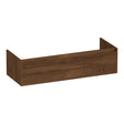 BRAUER Hope Wavy onderkast 120 met 1 softclose lades greeploos en 2 sifon uitsparingen Forest Cacao OK-HPW120-2FC