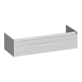 BRAUER Hope Wavy onderkast 120 met 1 softclose lades greeploos en 2 sifon uitsparingen Forest Seashell OK-HPW120-2FS