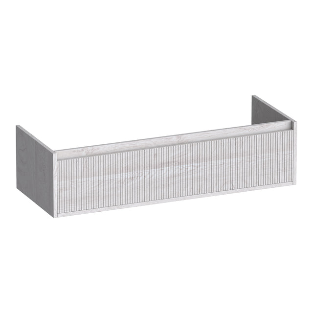 BRAUER Hope Wavy onderkast 120 met 1 softclose lades greeploos en 2 sifon uitsparingen Forest Seashell OK-HPW120-2FS