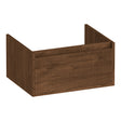 BRAUER Hope Wavy onderkast 60 met 1 softclose lade greeploos en 1 sifon uitsparing Forest Cacao OK-HPW60FC