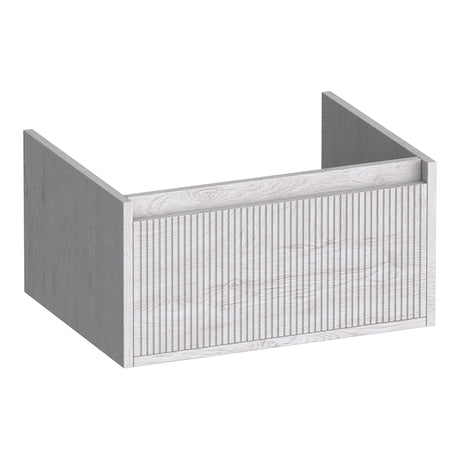BRAUER Hope Wavy onderkast 60 met 1 softclose lade greeploos en 1 sifon uitsparing Forest Seashell OK-HPW60FS