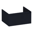 BRAUER Hope Wavy onderkast 60 met 1 softclose lade greeploos en 1 sifon uitsparing mat zwart OK-HPW60MZ