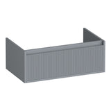 BRAUER Hope Wavy onderkast 80 met 1 softclose lade greeploos en 1 sifon uitsparing mat grijs OK-HPW80MG