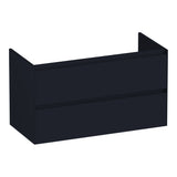 BRAUER Inspire onderkast 100 met 2 softclose lades greeploos en 1 sifon uitsparing mat zwart OK-IN100MZ