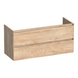 BRAUER Inspire onderkast 120 met 2 softclose lades greeploos en 1 sifon uitsparing Forest Wheat OK-IN120-1FW