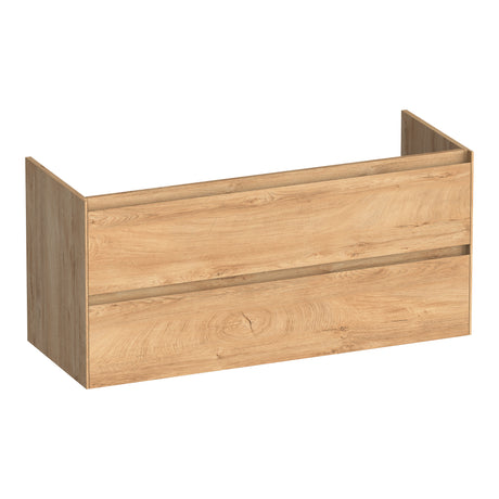 BRAUER Inspire onderkast 120 met 2 softclose lades greeploos en 2 sifon uitsparingen Forest Tan OK-IN120-2FT
