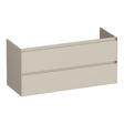 BRAUER Inspire onderkast 120 met 2 softclose lades greeploos en 2 sifon uitsparingen mat beige OK-IN120-2MB