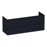 BRAUER Inspire onderkast 140 met 4 softclose lades greeploos en 2 sifon uitsparingen mat zwart OK-IN140MZ