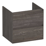 BRAUER Inspire onderkast 60 met 2 softclose lades greeploos en 1 sifon uitsparing Driftwood OK-IN60DR