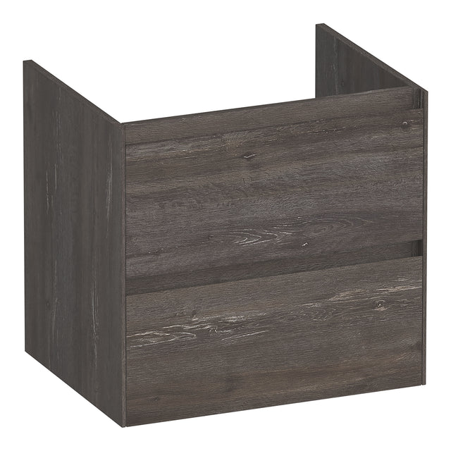 BRAUER Inspire onderkast 60 met 2 softclose lades greeploos en 1 sifon uitsparing Driftwood OK-IN60DR