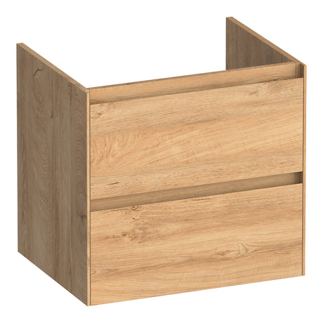 BRAUER Inspire onderkast 60 met 2 softclose lades greeploos en 1 sifon uitsparing Forest Tan OK-IN60FT
