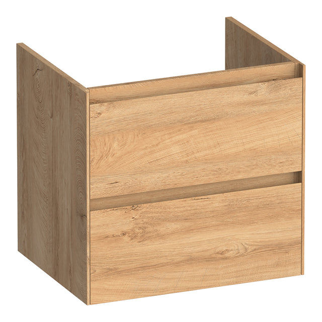 BRAUER Inspire onderkast 60 met 2 softclose lades greeploos en 1 sifon uitsparing Forest Tan OK-IN60FT