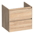 BRAUER Inspire onderkast 60 met 2 softclose lades greeploos en 1 sifon uitsparing Forest Wheat OK-IN60FW