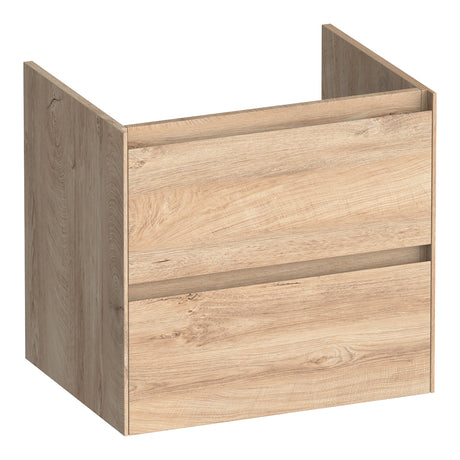 BRAUER Inspire onderkast 60 met 2 softclose lades greeploos en 1 sifon uitsparing Forest Wheat OK-IN60FW