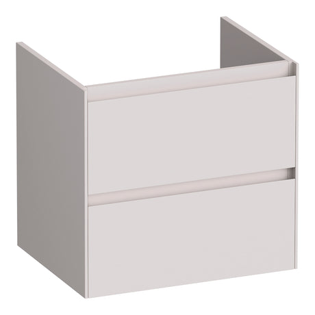 BRAUER Inspire onderkast 60 met 2 softclose lades greeploos en 1 sifon uitsparing mat zand OK-IN60MS