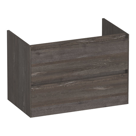 BRAUER Inspire onderkast 80 met 2 softclose lades greeploos en 1 sifon uitsparing Driftwood OK-IN80DR
