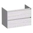 BRAUER Inspire onderkast 80 met 2 softclose lades greeploos en 1 sifon uitsparing Forest Seashell OK-IN80FS