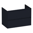 BRAUER Inspire onderkast 80 met 2 softclose lades greeploos en 1 sifon uitsparing mat zwart OK-IN80MZ
