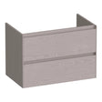 BRAUER Inspire onderkast 80 met 2 softclose lades greeploos en 1 sifon uitsparing Timber Greige OK-IN80TE