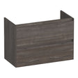 BRAUER Inspire onderkast ondiep 80 met 2 softclose lades greeploos en 1 sifon uitsparing Driftwood OK-INO80DR