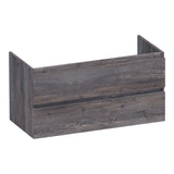 BRAUER Joy onderkast 100 met 2 softclose lades greeploos en 1 sifon uitsparing Driftwood OK-JY100DR