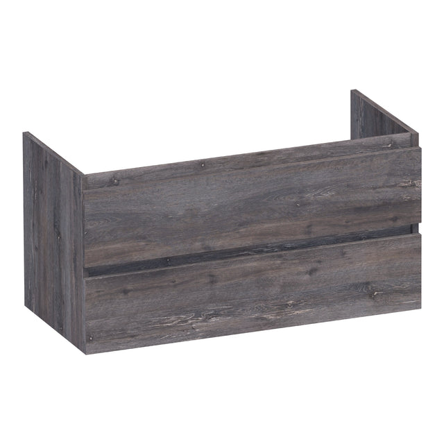 BRAUER Joy onderkast 100 met 2 softclose lades greeploos en 1 sifon uitsparing Driftwood OK-JY100DR