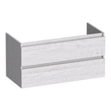 BRAUER Joy onderkast 100 met 2 softclose lades greeploos en 1 sifon uitsparing Forest Seashell OK-JY100FS