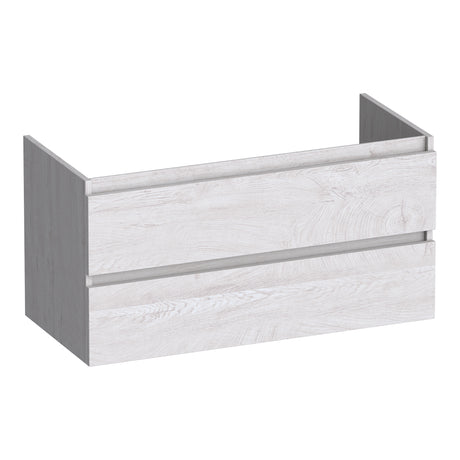 BRAUER Joy onderkast 100 met 2 softclose lades greeploos en 1 sifon uitsparing Forest Seashell OK-JY100FS