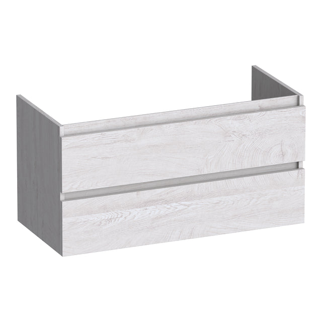 BRAUER Joy onderkast 100 met 2 softclose lades greeploos en 1 sifon uitsparing Forest Seashell OK-JY100FS