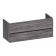 BRAUER Joy onderkast 120 met 2 softclose lades greeploos en 1 sifon uitsparing Driftwood OK-JY120-1DR