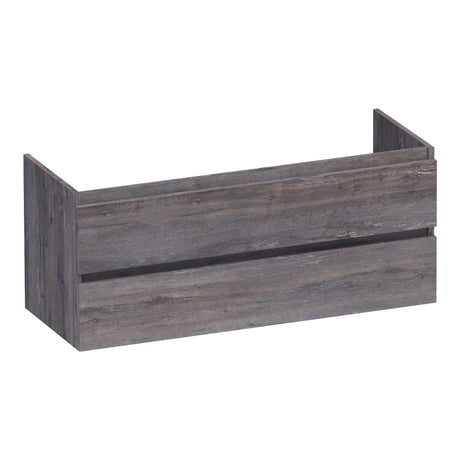 BRAUER Joy onderkast 120 met 2 softclose lades greeploos en 2 sifon uitsparingen Driftwood OK-JY120-2DR