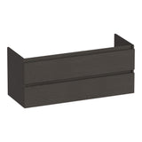 BRAUER Joy onderkast 120 met 2 softclose lades greeploos en 2 sifon uitsparingen Timber Anthracite OK-JY120-2TA