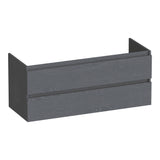 BRAUER Joy onderkast 120 met 2 softclose lades greeploos en 2 sifon uitsparingen Timber Grey OK-JY120-2TG