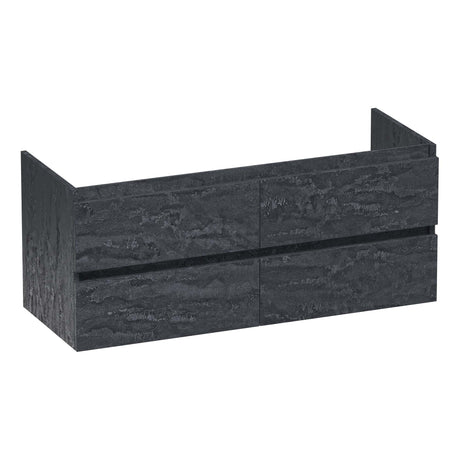 BRAUER Joy onderkast 120 met 4 softclose lades greeploos en 2 sifon uitsparingen Damascus OK-JY120-4DA