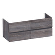 BRAUER Joy onderkast 120 met 4 softclose lades greeploos en 2 sifon uitsparingen Driftwood OK-JY120-4DR