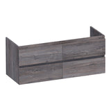 BRAUER Joy onderkast 120 met 4 softclose lades greeploos en 2 sifon uitsparingen Driftwood OK-JY120-4DR