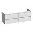 BRAUER Joy onderkast 140 met 4 softclose lades greeploos en 2 sifon uitsparingen Forest Seashell OK-JY140FS