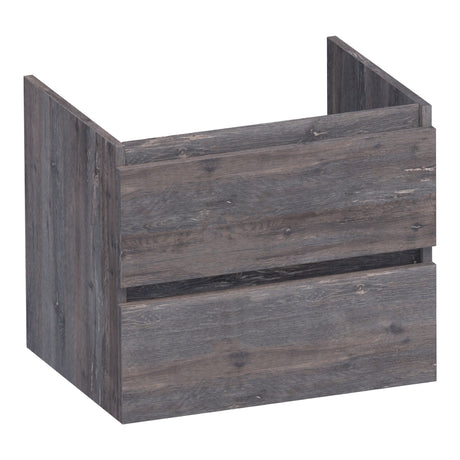 BRAUER Joy onderkast 60 met 2 softclose lades greeploos en 1 sifon uitsparing Driftwood OK-JY60DR
