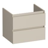 BRAUER Joy onderkast 60 met 2 softclose lades greeploos en 1 sifon uitsparing mat beige OK-JY60MB